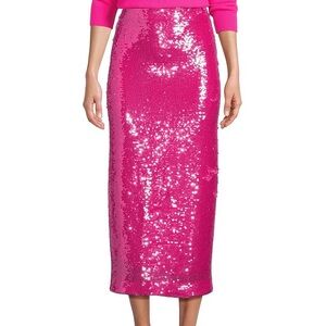 Antonio Melani Iman Sequin Pencil Midi Skirt